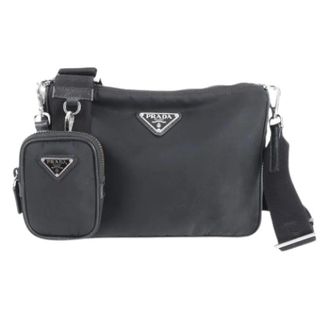 Prada Pre-owned Cross Body Bags, male, Black, Size: ONE SIZE Pre-owned Vintage Pouch