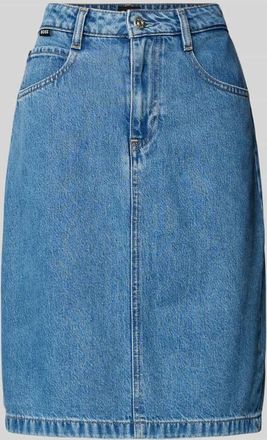HUGO BOSS Knielanger Jeansrock im 5-Pocket-Design Modell COBALTIDE in Blau, Gr&ouml;&szlig;e 32