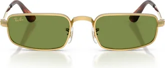 Ray-Ban 54mm Pillow Sunglasses in Arista/green at Nordstrom