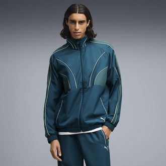 Puma Giacca sportiva in tessuto T7 dal taglio morbido da uomo, Accessori, Blu, XXL