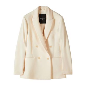 Patrizia Pepe Blazers, female, Beige, 2XS, Giacca Jacket