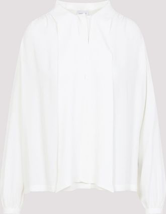 Giambattista Valli Womens Silk Blouse - White - Size EU 36 (Womens)
