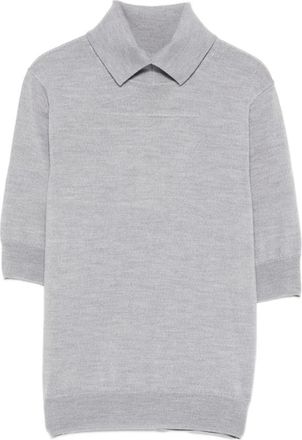 Birgitte Herskind Perry Knit Blouse - Dames - Coltruien - Grijs - S - Wol - Truien & Vesten