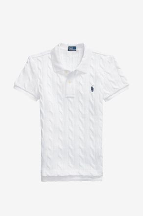 Polo Ralph Lauren Zopfstrick-Polohemd Pony