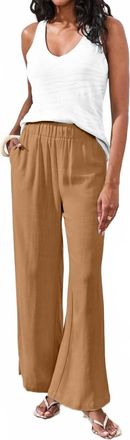 Tribal Pull On Ankle Pants In Chestnut