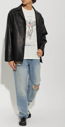 Represent T-shirt With Print, Mens, White