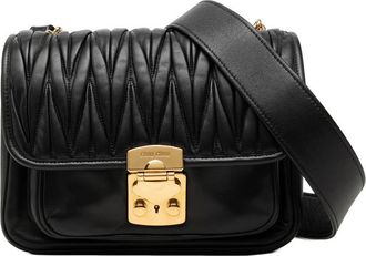 Miu Miu Pre-owned Miu Miu Matelasse Soft Lambskin Crossbody Ladies NTF7B141M89QB408