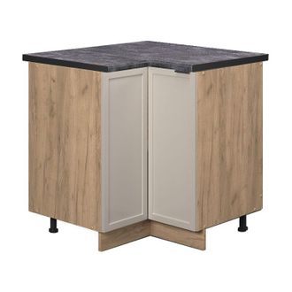 Vicco Muebles Bajos Esquineros Fame-line, Grisbeige, 80.5 Cm, Et Antracita