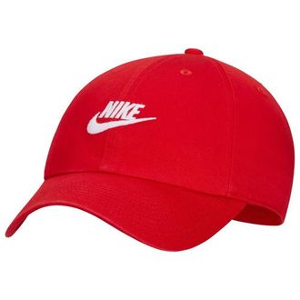 Nike Mens Club H86 Adjustable Cap - White/Red Size M/L
