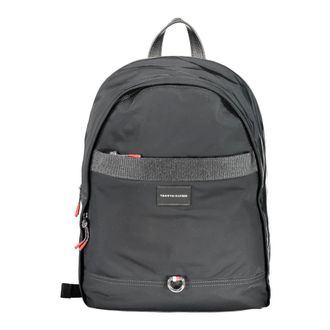 Tommy Hilfiger Backpacks, male, Black, Size: ONE SIZE Black Mens Backpack Laptop Compartment