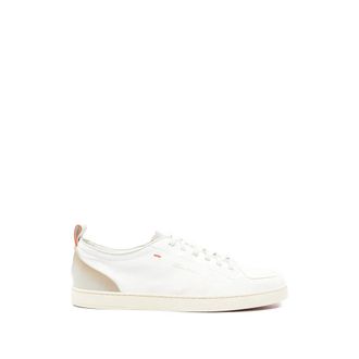 Santoni Sneakers, male, White, Size: 11 1/2 US Montecarlo Sneaker