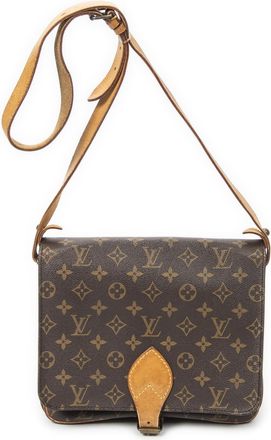 Louis Vuitton Pre-owned Womens Cartouchiere MM Shoulder Bag - Brown - One Size