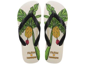 Havaianas Farm Banana Tree Flip-Flop Womens Sandals Black : EU 36 (US Womens 6) M, Rubber
