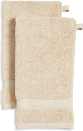 Nordstrom Rack Zero Twist 2-Pack Cotton Hand Towels in Beige Oyster at Nordstrom Rack, Size 2 Piece Set (Hand Towels)