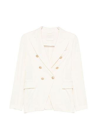 Circolo 1901 Womens Cotton Double-Breasted Jacket