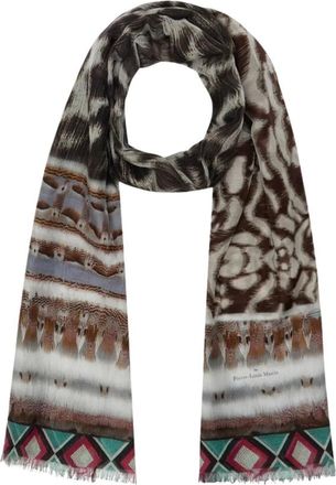 Pierre-Louis Mascia Hawnbci Sjaal - Dames - Zijden sjaals - Veelkleurig - ONE Size - Katoen - Accessoires