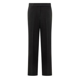 Michael Kors Straight Trousers, female, Black, L, Straight Leg Trousers