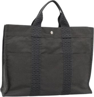 Herm&egrave;s Pre-owned Vintage Tote Bag - Dames - Vintage Shopper - Grijs - ONE Size - Vintage