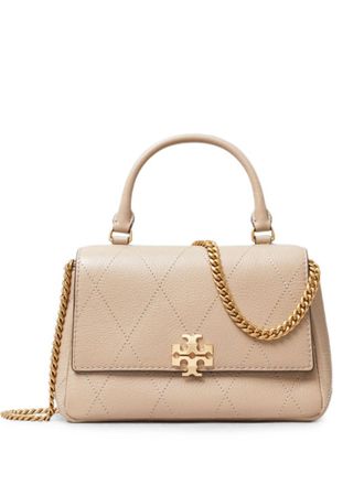 Tory Burch Beige Charlie Convertible Mini Satchel