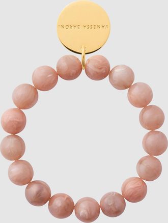 Vanessa Baroni Bracelet Mini Beads Flex Blush Marble