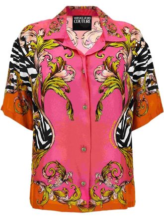 Versace Jeans Couture Barocco-print shirt - Pink