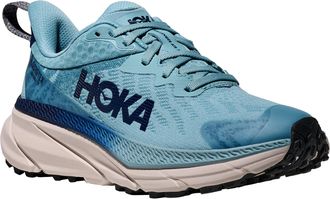 Hoka One One Laufschuh HOKA ONE ONE CHALLENGER 7 GORE-TEX, Damen, Gr. 37, raindrop, grout, Synthetik, Textil, mehrfarbig, Schuhe Laufschuh, wasserdichter Trailrunn