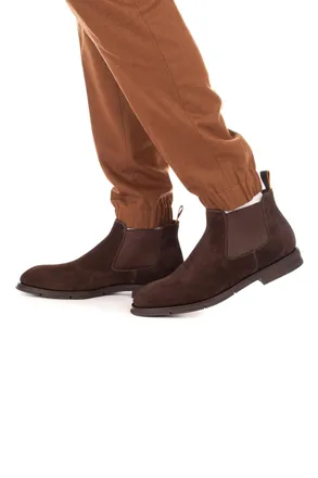 Santoni Justin Suede Beatles Ankle Boots