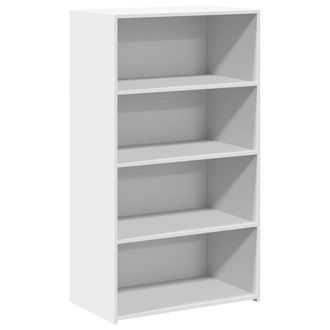 vidaXL Credenza Bianca 70x41x124 Cm In Legno Multistrato - Vidaxl