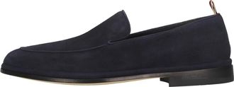 Rolando Sturlini Suede Loafers - Heren - Loafers - Blauw - 40 EU - Leer - Schoenen