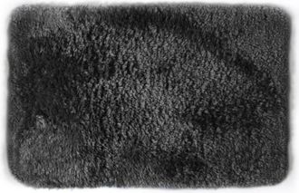 Spirella Spirella - Alfombra De Ba&ntilde;o De Microfibra Fino 60x90 Cm Negro