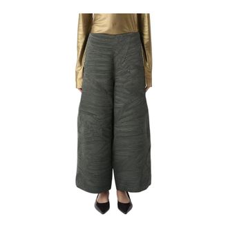 Meimeij Broeken, Dames, Groen, M, Wijde broek