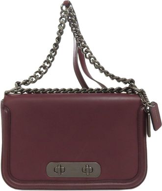 Coach Leather Shoulder Bag (Pre-Owned)