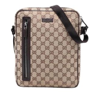 Gucci Pre-owned Cross Body Bags, female, Beige, Size: ONE SIZE Pre-owned Vintage Crossbody Bag