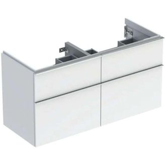 Keramag Keramag - Geberit Icon Mueble Bajo Lavabo Para Lavabo Doble, 4 Cajones