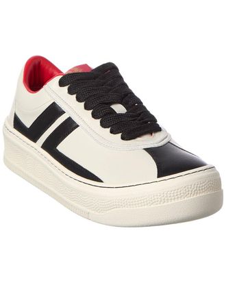 Lanvin Lanvin Semelle Haute Leather Sneaker