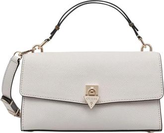 Guess Patsie Crossbody Tas - Dames - Handtassen - Wit - ONE Size - Leer - Tassen