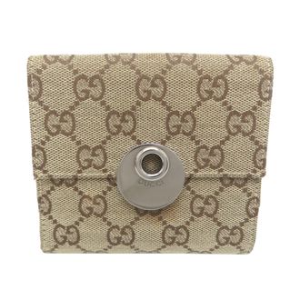 Gucci Brown Gg Canvas Wallet (Bi-Fold) (Pre-Owned)