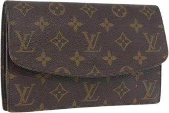 Louis Vuitton Pre-owned Wallets, female, Brown, Size: ONE SIZE Pre-owned Vintage Monogram Clutch