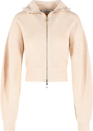 Sportmax Balco Ivory Wool And Cashmere Cardigan