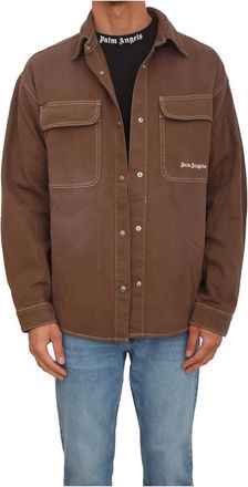 Palm Angels Uomo, Magliette, Marrone, M, new