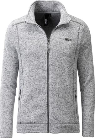 Deproc Strickfleecejacke DEPROC ACTIVE KIRKVALE X MEN, Herren, Gr. XXXL (58), grau (hellgrau), 100% Polyester, bequem, gerader Abschluss mit Gummizug, Jacken