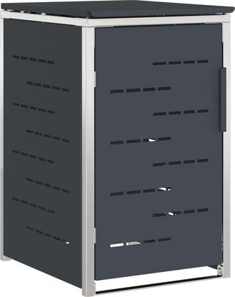 vidaXL Almacenamiento De Contenedor Con Ruedas For 1 Bin 240l Vidaxl