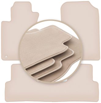 OEM Alfombrillas Beige Premium Para Honda Cr-v Iii Suv 2006-2012