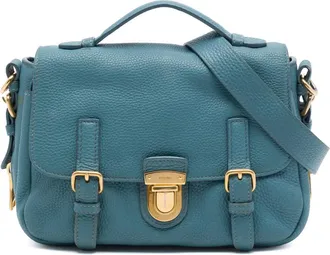 Prada Pre-owned Prada Vitello Daino Push Lock Double Buckle Messenger Bag Ladies LT114YJ5BEJAOGQ3