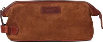 Howard London Steven Washbag - Heren - Toilettassen - Bruin - ONE Size - Leer - Tassen