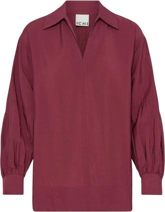 Ichi Blusa - Blouses & Shirts - Mujer - Rojo - 2XL