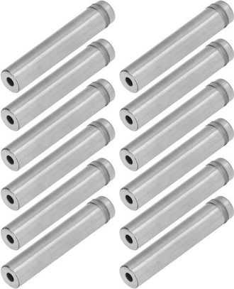 OEM 12 Tornillos Espaciadores Acero Inoxidable 12 X 60 Mm Soportes Letreros Resistentes, F&aacute;cil Instalaci&oacute;n Montaje Duradero Paredes Hogares Oficinas