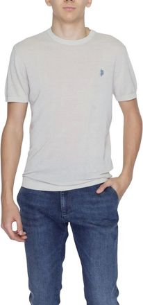 U.S.Polo Association Hombre, Camisetas, Gris, Talla: L