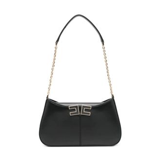 Elisabetta Franchi Shoulder Bags, female, Black, Size: ONE SIZE Borsa Nero 110