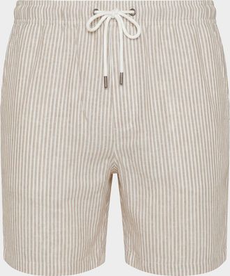Onia Men & apos;s Pinstripe Drawstring Shorts